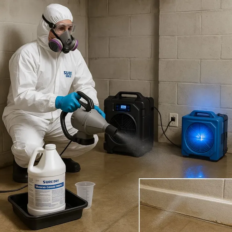 Sanitization and Odor Removal process in Franklin, TN